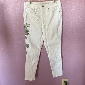 High Rise Skinny Crop Jeans